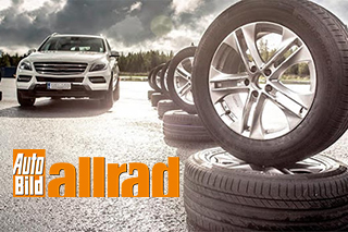 Летний тест шин размера 255/55 R18 от Auto Bild Allrad 2020